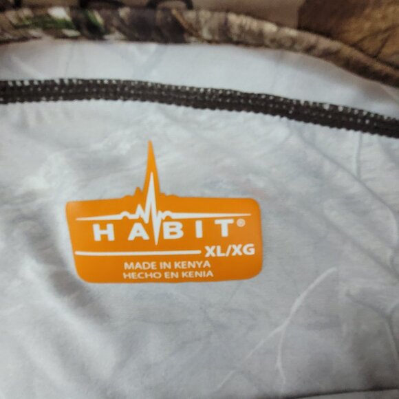 Habit Camo Shirt Men's XL Realtree Xtra Pattern Lightweight t-shirt - Picture 2 of 8